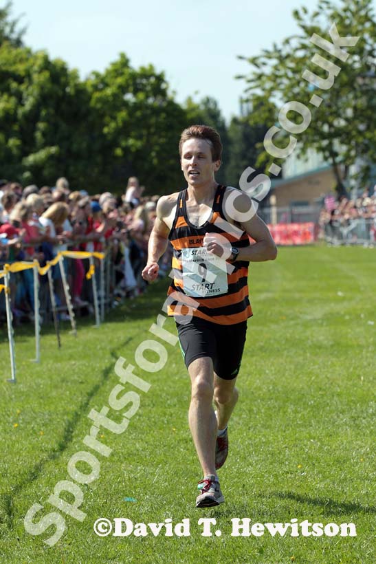 Matthew Armstrong finishing the Blaydon Races, June 9th.